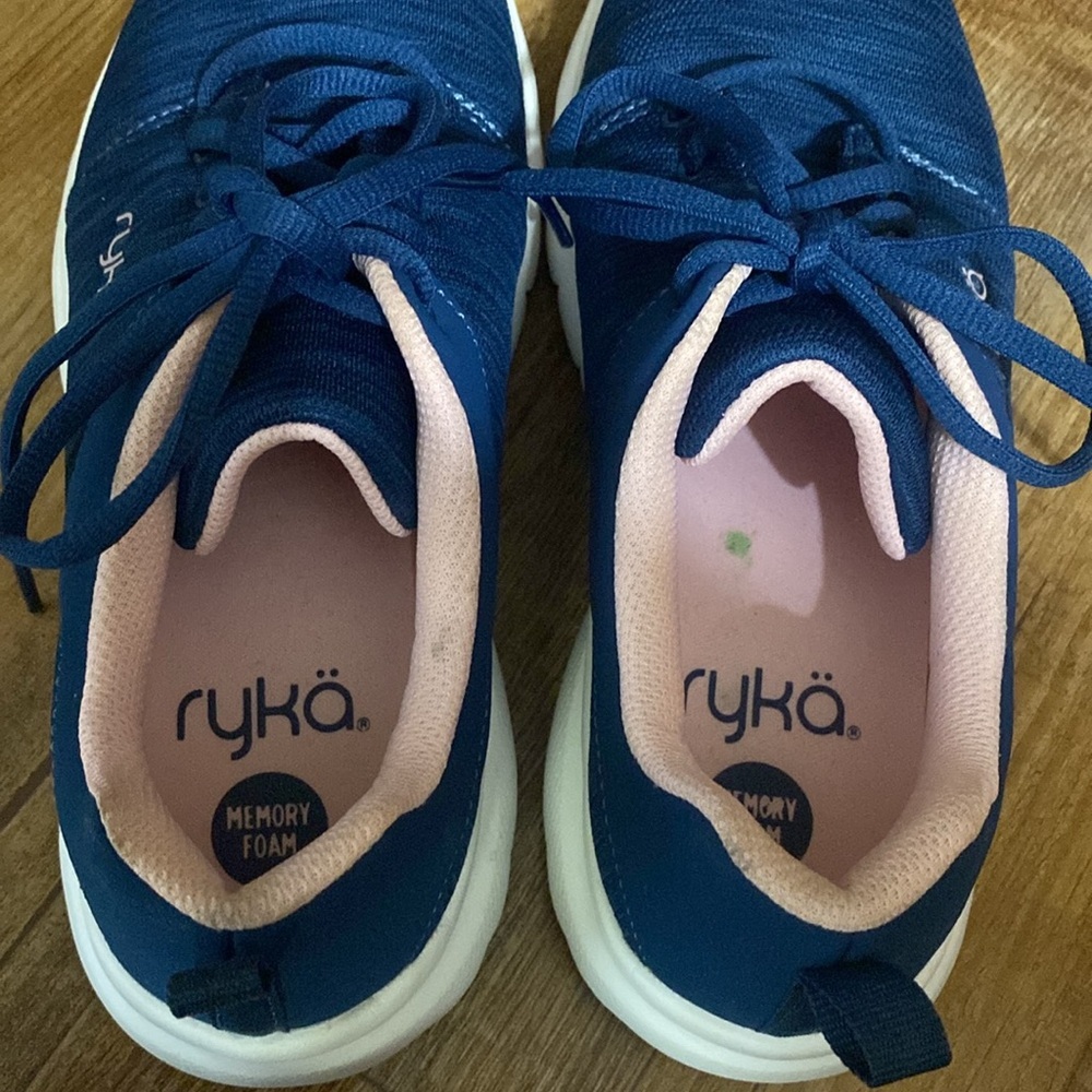 Ryka Wren Athletic Sneaker shoes Navy & light pink size 7.5 - Picture 6 of 9